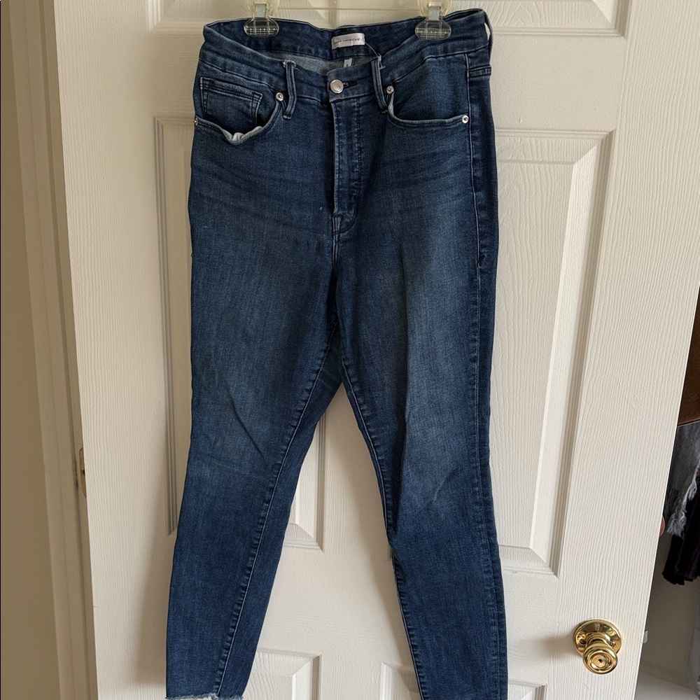 Good American Dark Blue Skinny Jeans